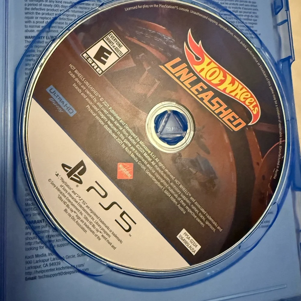 Hot Wheels Unleashed for PS5 - Blue Case